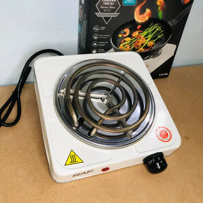 ORIGINAL ELECTRIC STOVE FOR COOKING - HOT PLATE HEAT UP IN JUST 2 MINS - 1000W AUTOMATIC