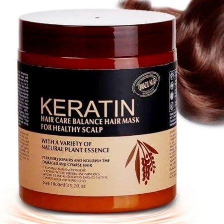 Brazil Nut Keratin Hair Care Balance Keratin Hair Mask & Keratin Hair Treatment for Healthy Scalp 500 ml (Original)