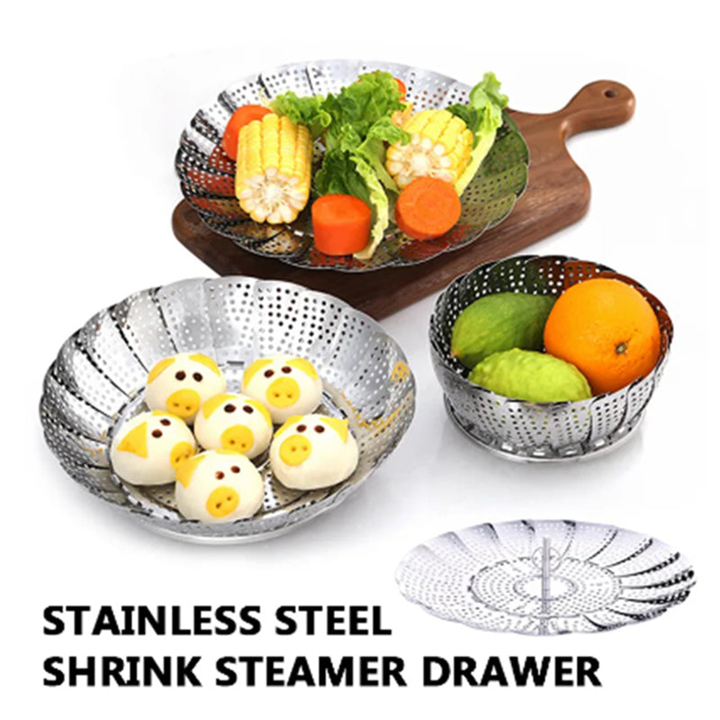 Stainless Steel Folding Steamer Basket