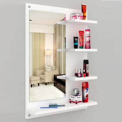 WOODEN WALL MOUNTED DRESSING MIRROR