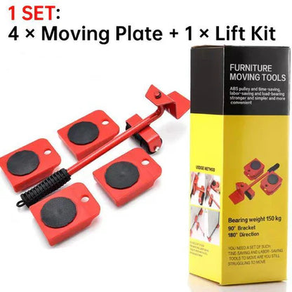 Set of 5 Furniture Lifter Moving Tool - (IMPORTED)