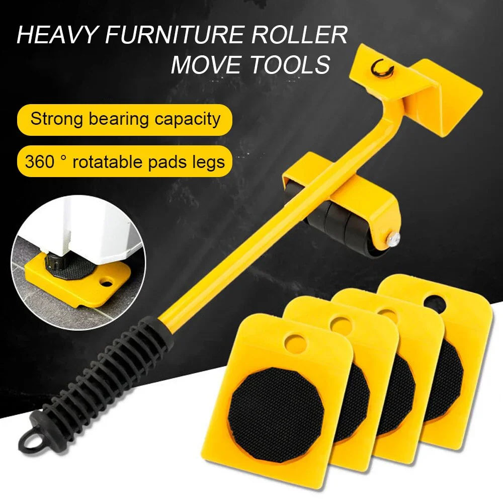 Set of 5 Furniture Lifter Moving Tool - (IMPORTED)